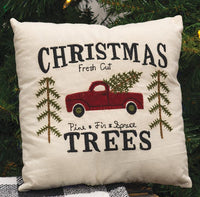 Thumbnail for Christmas Trees Pillow - The Fox Decor
