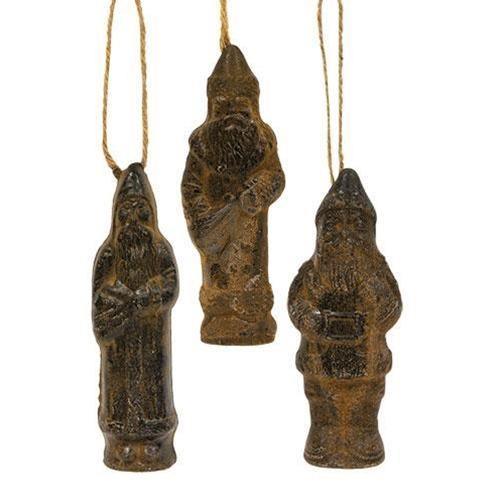 3/Set, Beeswax Santa Ornaments - The Fox Decor