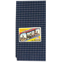 Thumbnail for Greetings From Ohio Navy Dish Towel - The Fox Decor