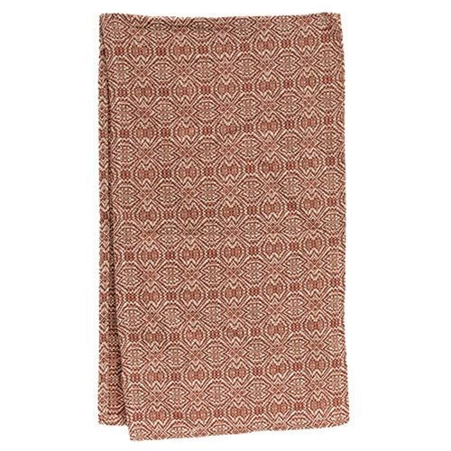 Cream & Pumpkin Pebblebrook Long Runner 14"x56" - The Fox Decor