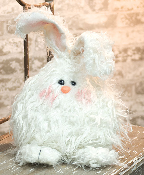 Large Angora Bunny, 16"