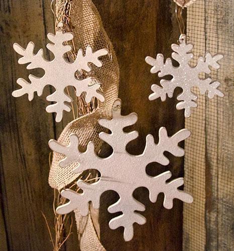 3/Set, Wooden Snowflakes - The Fox Decor