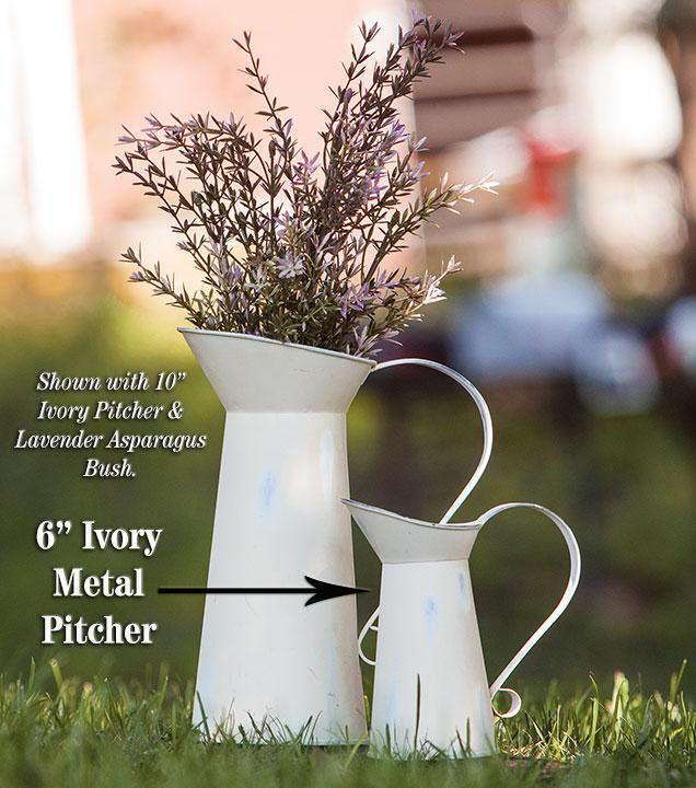 6" Ivory Pitcher - The Fox Decor