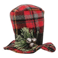 Thumbnail for Red Plaid Snowman Hat, 3