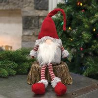 Thumbnail for Dangle Leg Plush Mr./Mrs. Santa Gnome Set of 2 - The Fox Decor