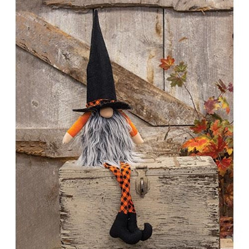 Dangle Leg Halloween Gnome, Large
