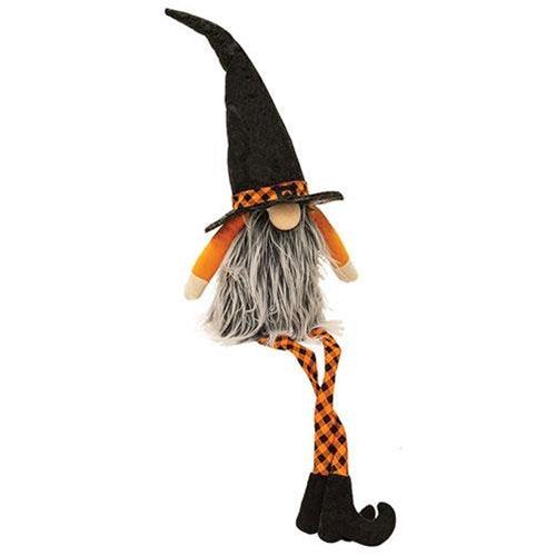 Dangle Leg Halloween Gnome, Large - The Fox Decor