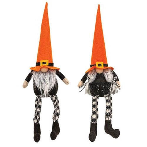 Mr. & Mrs. Halloween Party Gnome 2/Set
