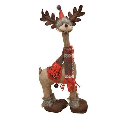 Standing Plush Long Neck Reindeer - The Fox Decor