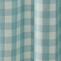 Gingham Check Shower Curtain - Aqua 72