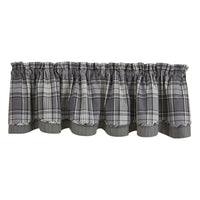 Thumbnail for Gray Area Valance - Lined Layered Park Designs