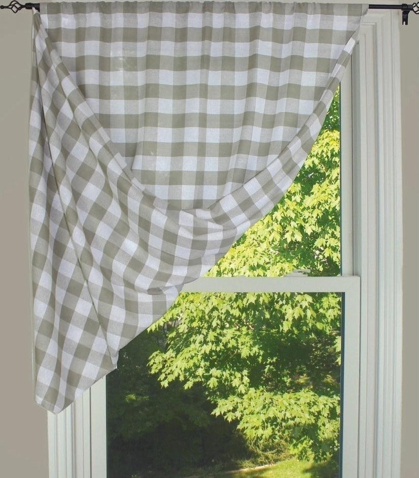 Heirloom Buffalo Check Black Oat Panel H4015111 - The Fox Decor