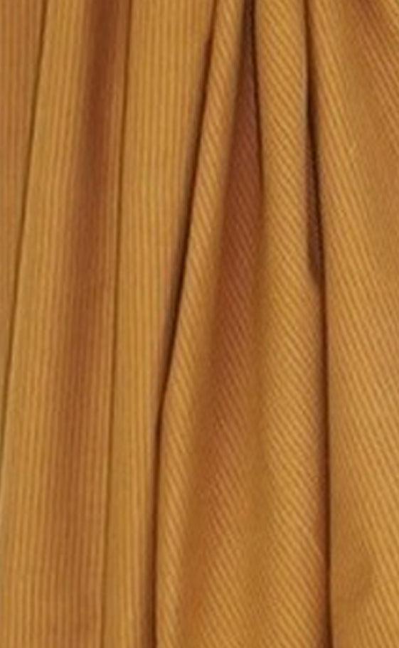 Primitive Ticking Mustard Mustard Panel H5236204E - The Fox Decor