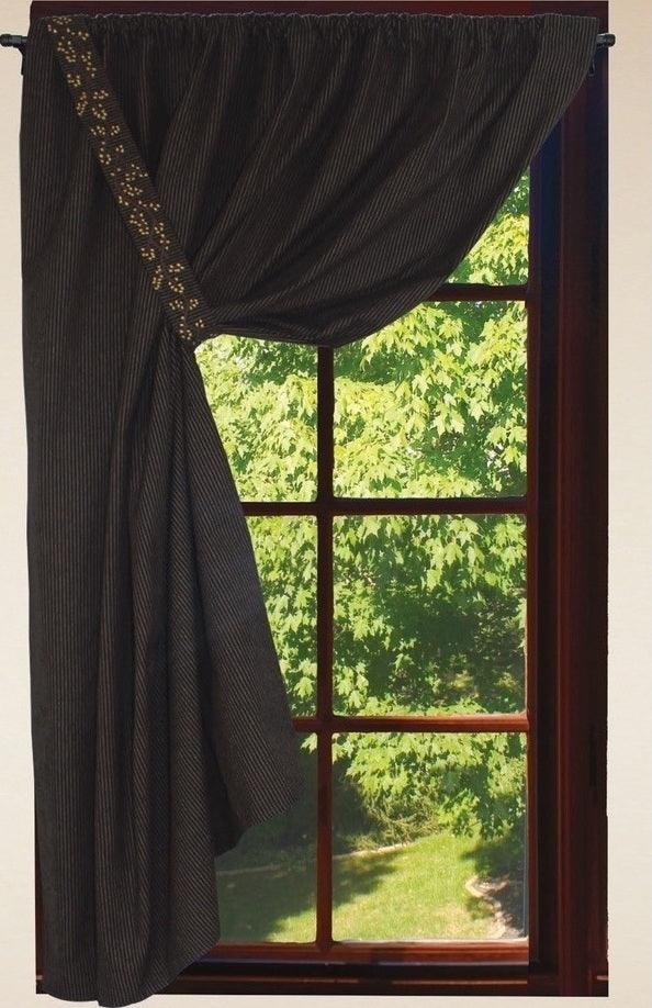 Primitive Ticking Black Black Panel H5236211E - The Fox Decor