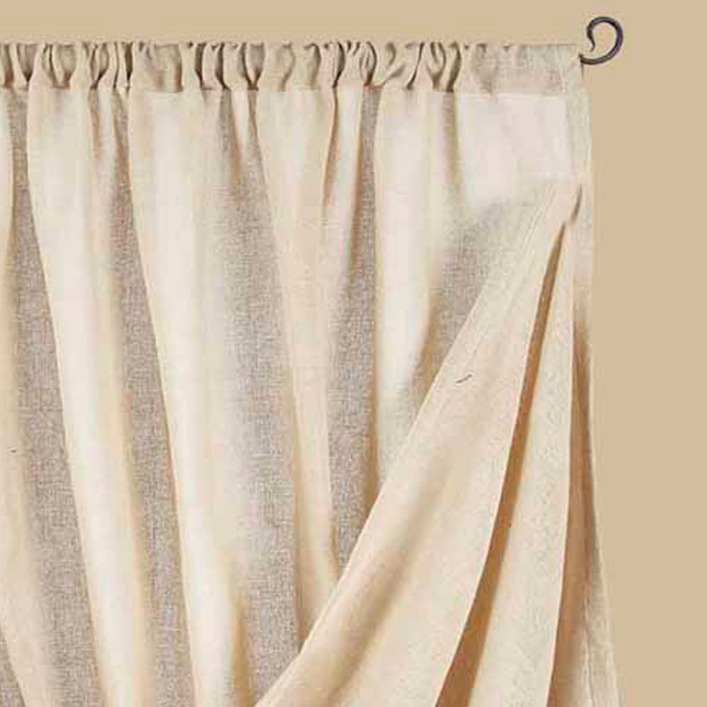 Cream Heirloom Cream 63" Panel Unlined - Interiors by Elizabeth