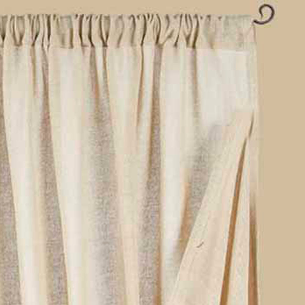 Cream Heirloom 86" Panel Unlined - Interiors by Elizabeth