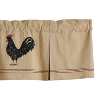 Thumbnail for Hen Pecked Valance - Pleated Park designs