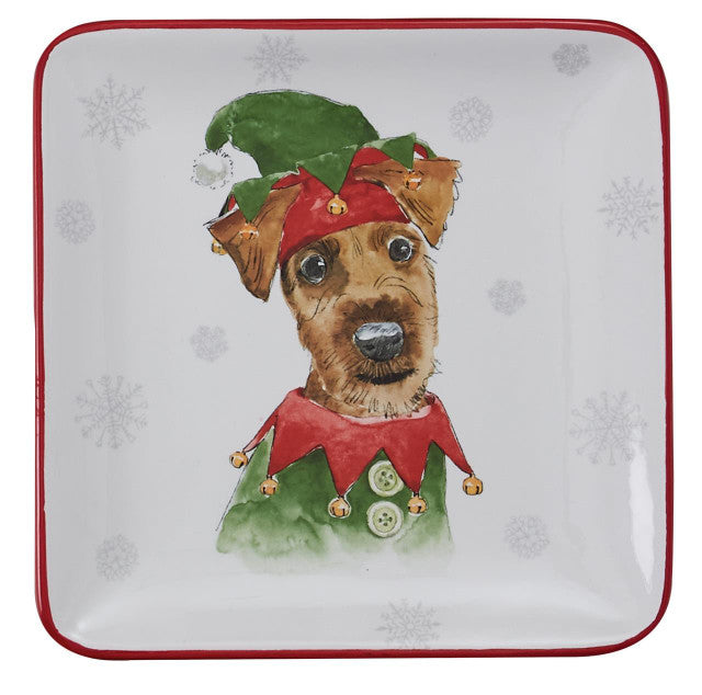 Holiday Paws Salad Plates - Set of 4 Park Designs