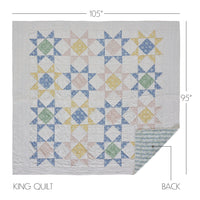 Thumbnail for Jolie King Quilt 105Wx95L VHC Brands - The Fox Decor