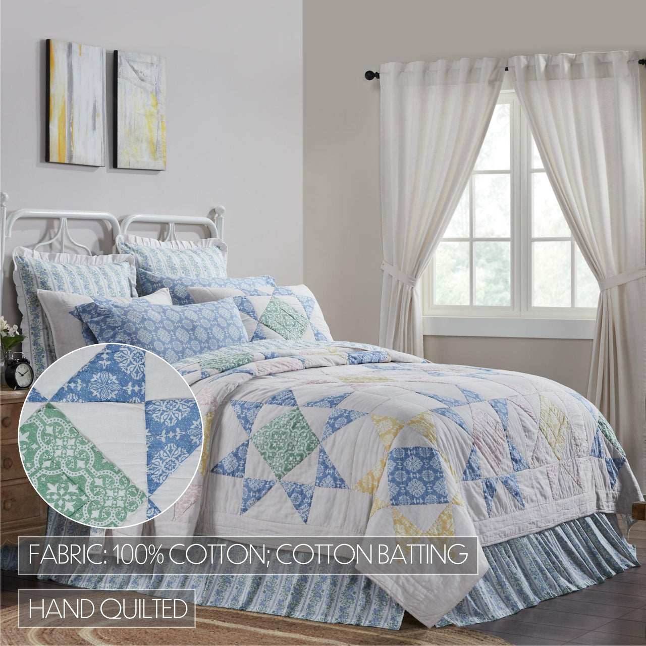 Jolie Twin Quilt 68Wx86L VHC Brands