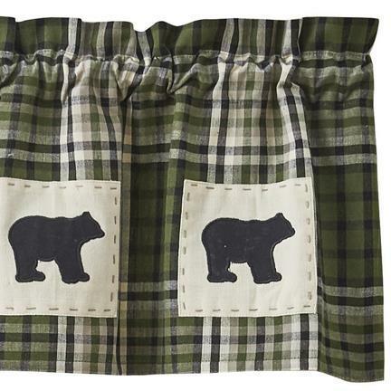 Juniper Plaid Valance - Bear Patch Park Designs - The Fox Decor