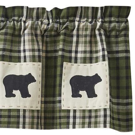 Juniper Plaid Valance - Bear Patch Park Designs