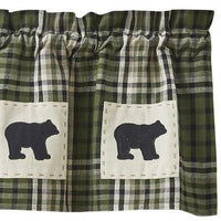 Thumbnail for Juniper Plaid Valance - Bear Patch Park Designs