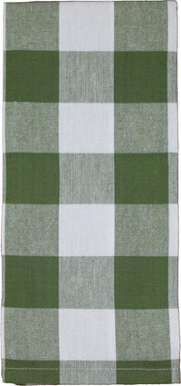 Thumbnail for Buffalo Check Sage Towel set of 6 KT510009 - The Fox Decor
