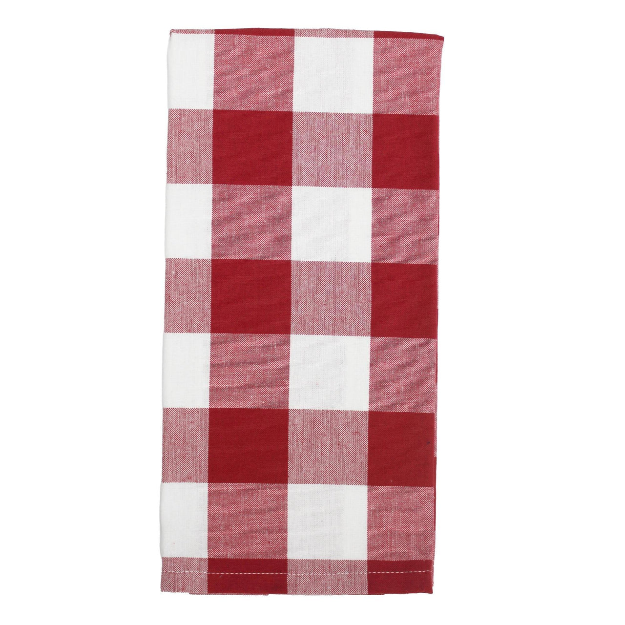 Buffalo Check Crimson Red Kitchen Towel - Interiors by Elizabeth