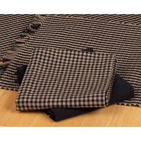 Black Oat Newbury Gingham Towel Set Of Six KT670011 - The Fox Decor