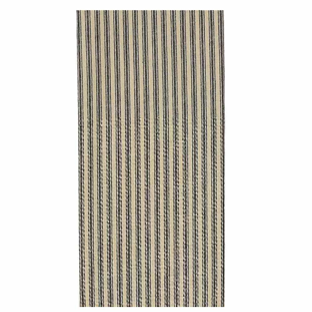 Black Nutmeg York Ticking Towel Set Of Six KT880011 - The Fox Decor