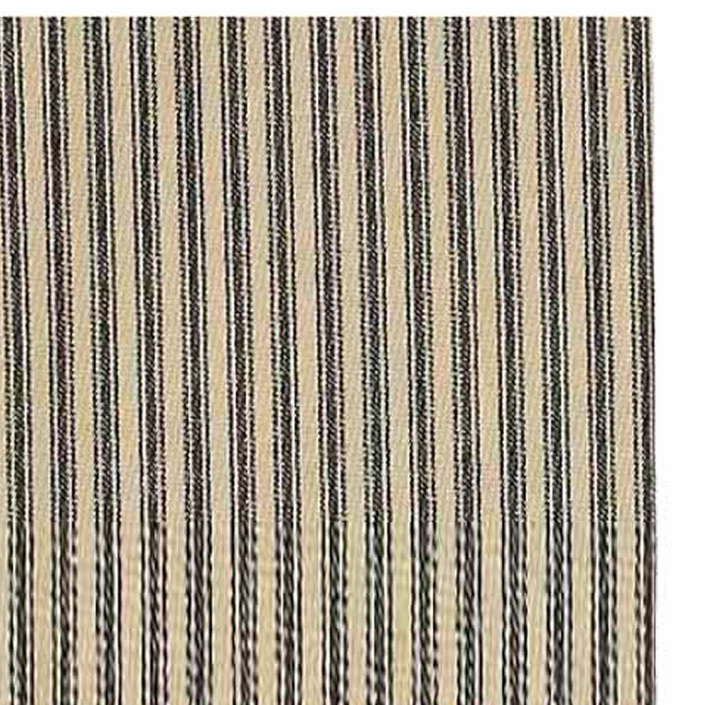 Black Nutmeg York Ticking Towel Set Of Six KT880011 - The Fox Decor