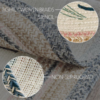 Thumbnail for Kaila Happy Spring Jute Braided Rug Oval with Rug Pad 27