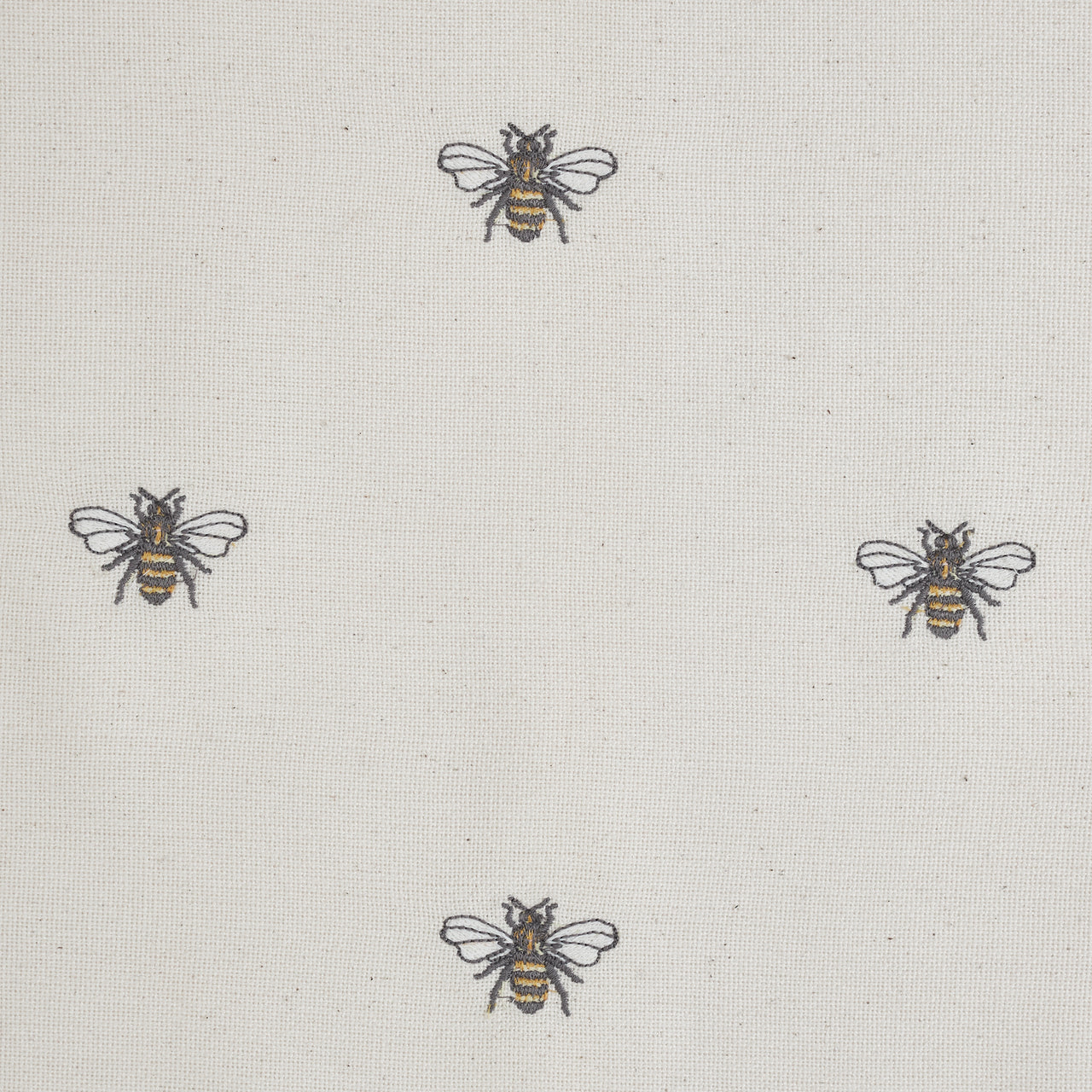 Embroidered Bee Tea Towel Set of 4 19x28 VHC Brands