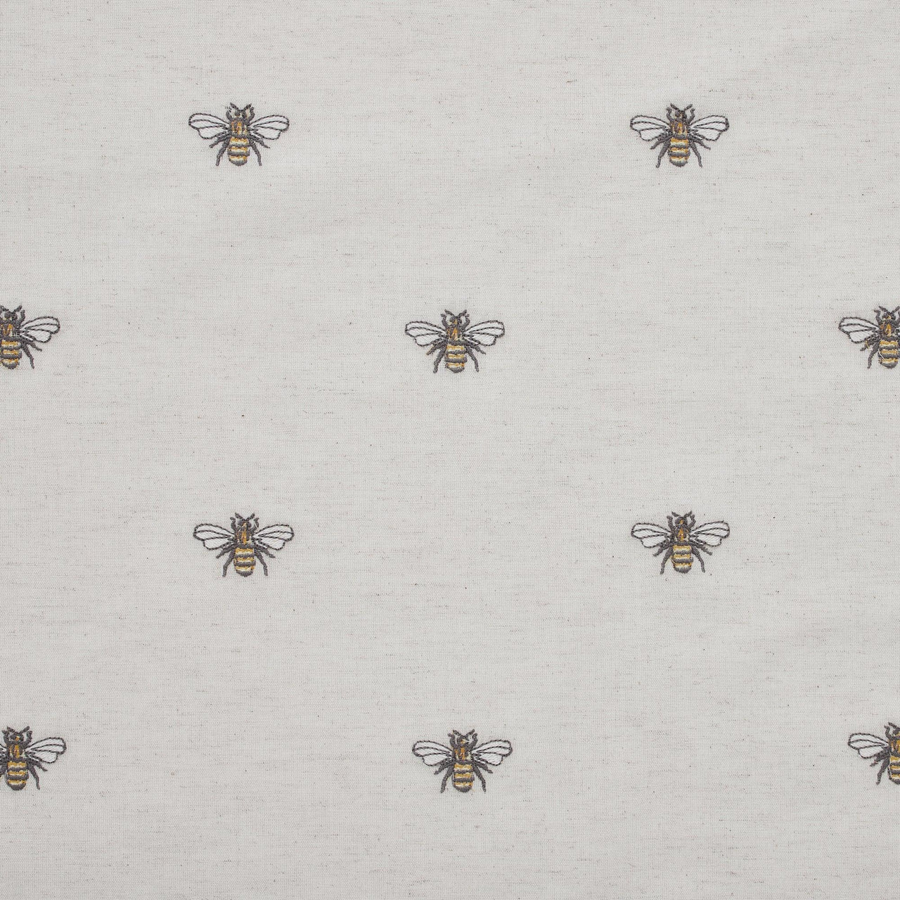 Embroidered Bee Placemat Set of 6 12x18 VHC Brands