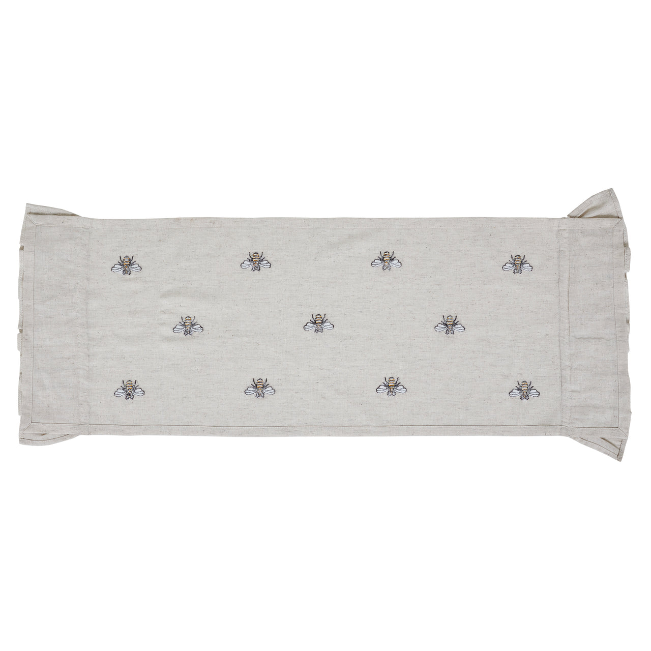 Embroidered Bee Table Runner 13x36 VHC Brands