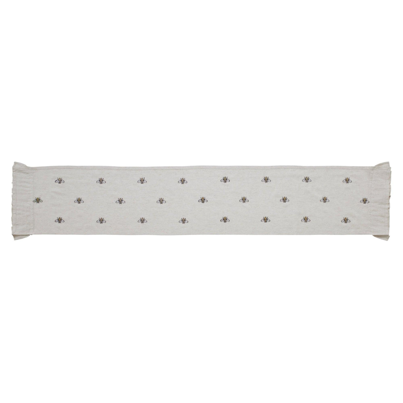 Embroidered Bee Table Runner 13x72 VHC Brands