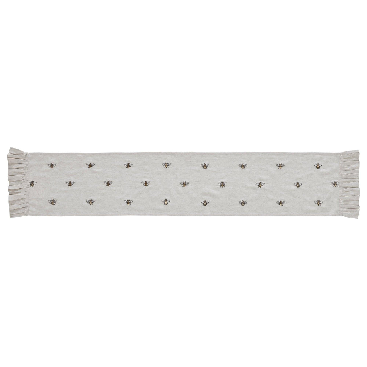 Embroidered Bee Table Runner 13x72 VHC Brands