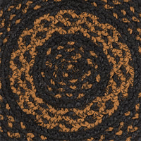 Thumbnail for Black & Tan Jute Braided Trivet 8