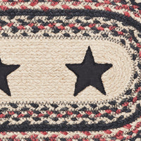 Thumbnail for Colonial Star Jute Braided Oval Runner 13x72 VHC Brands - The Fox Decor