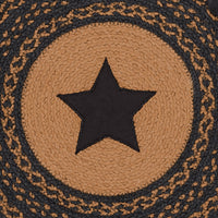 Thumbnail for Farmhouse Jute Braided Chair Pad Applique Star 15