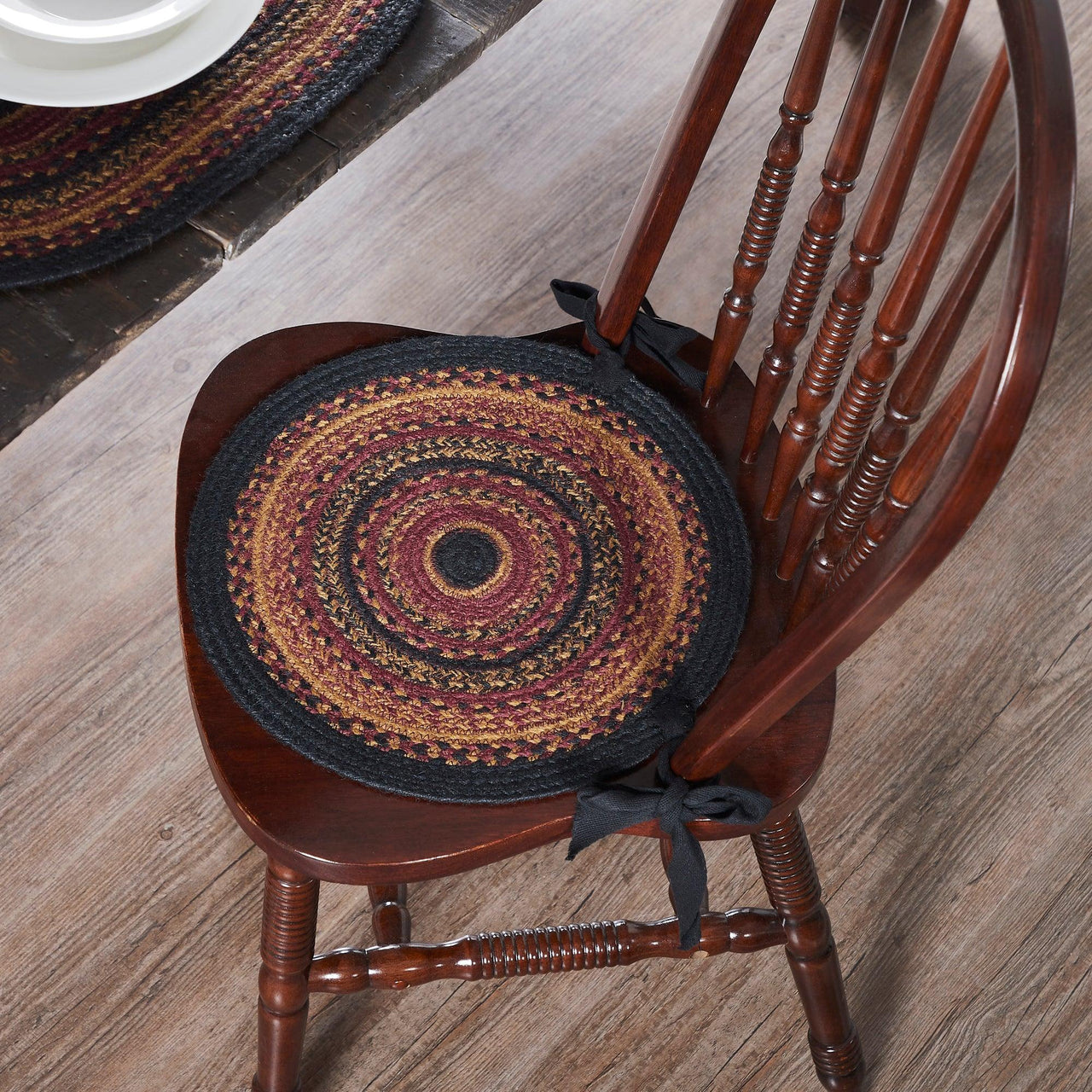 Heritage Farms Jute Chair Pad 15 inch Diameter VHC Brands