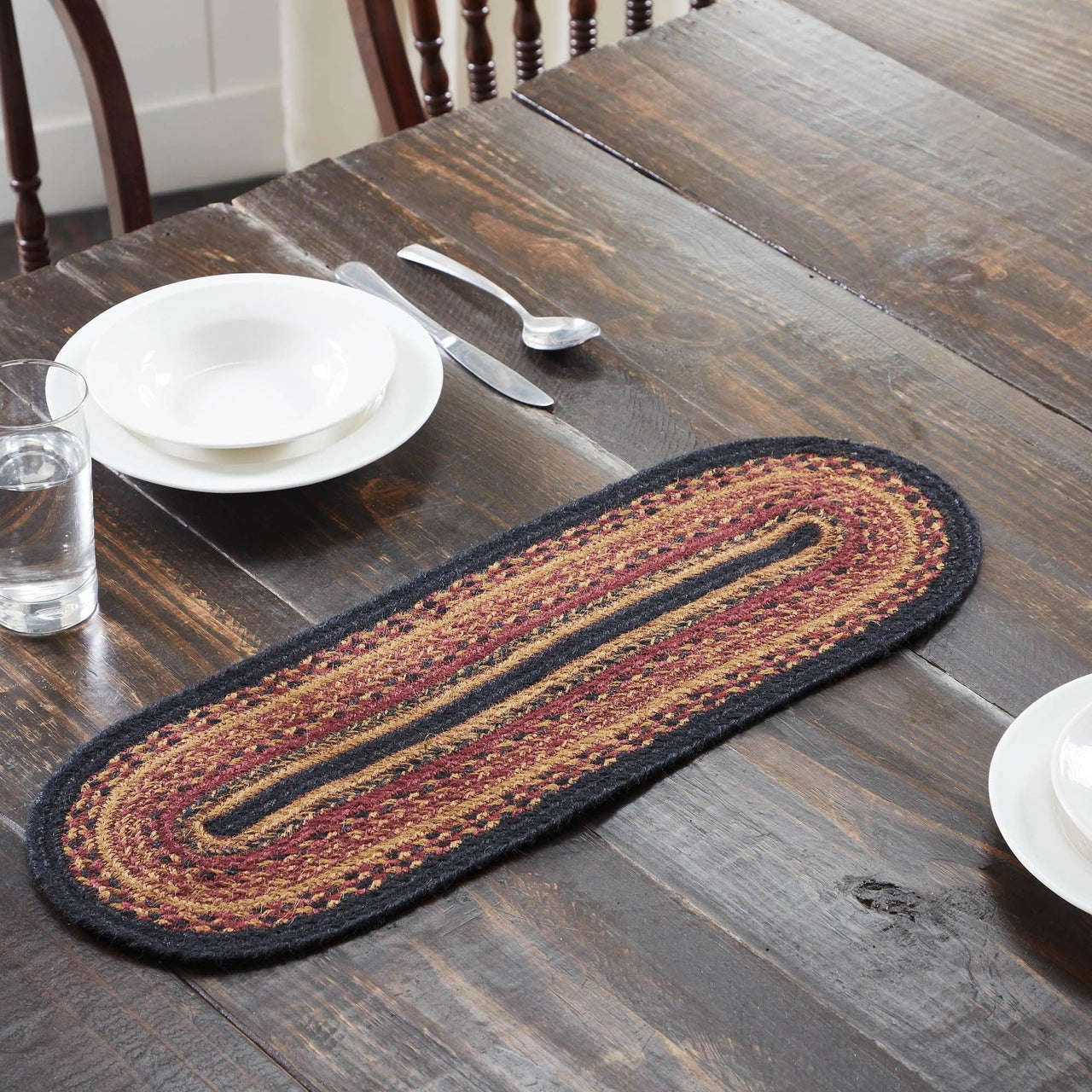 Heritage Farms Jute Oval Runner 8x24 VHC Brands - The Fox Decor