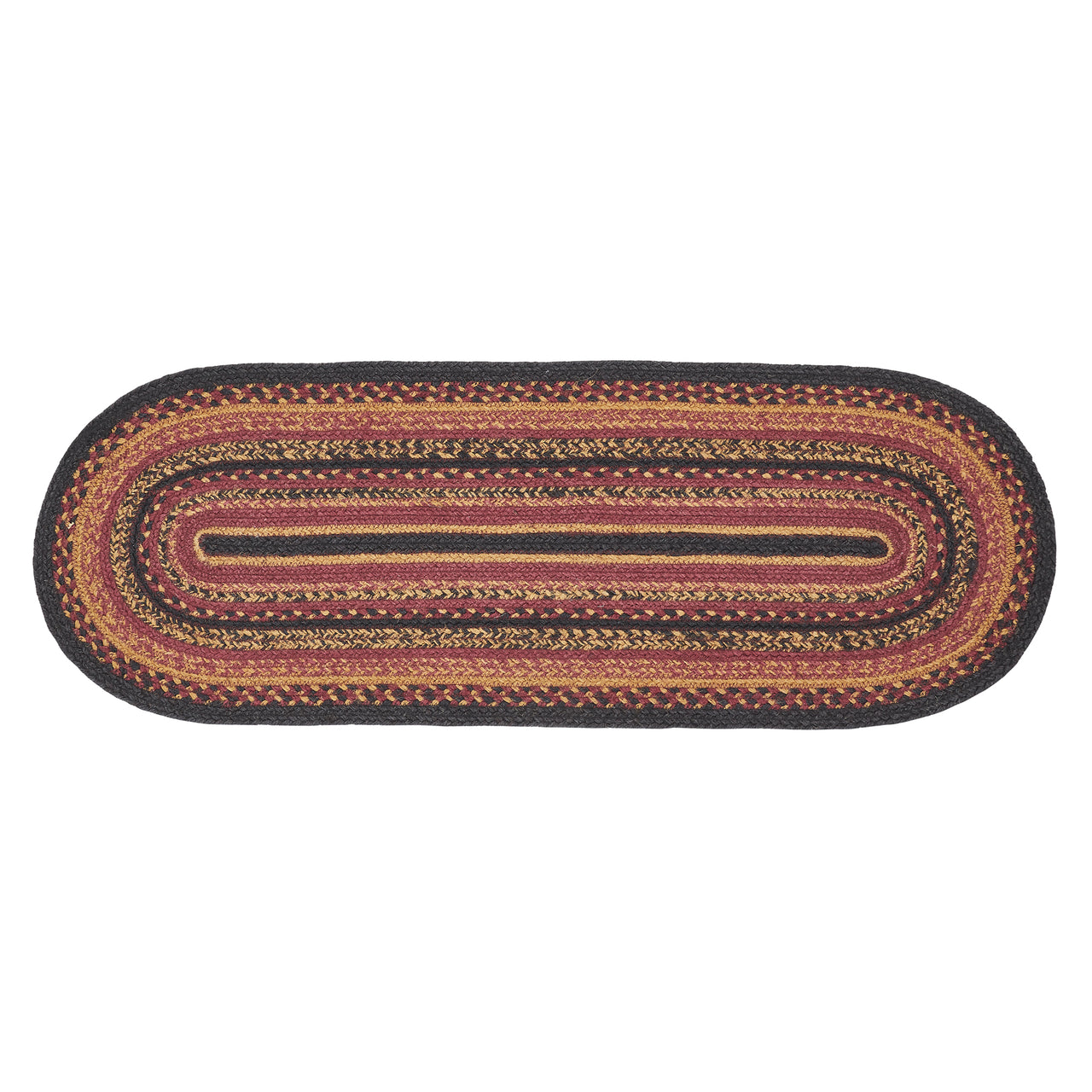 Heritage Farms Jute Oval Runner 13x36 VHC Brands