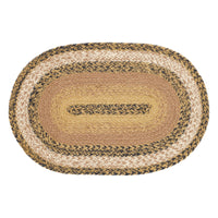 Thumbnail for Kettle Grove Jute Braided Oval Placemat 12