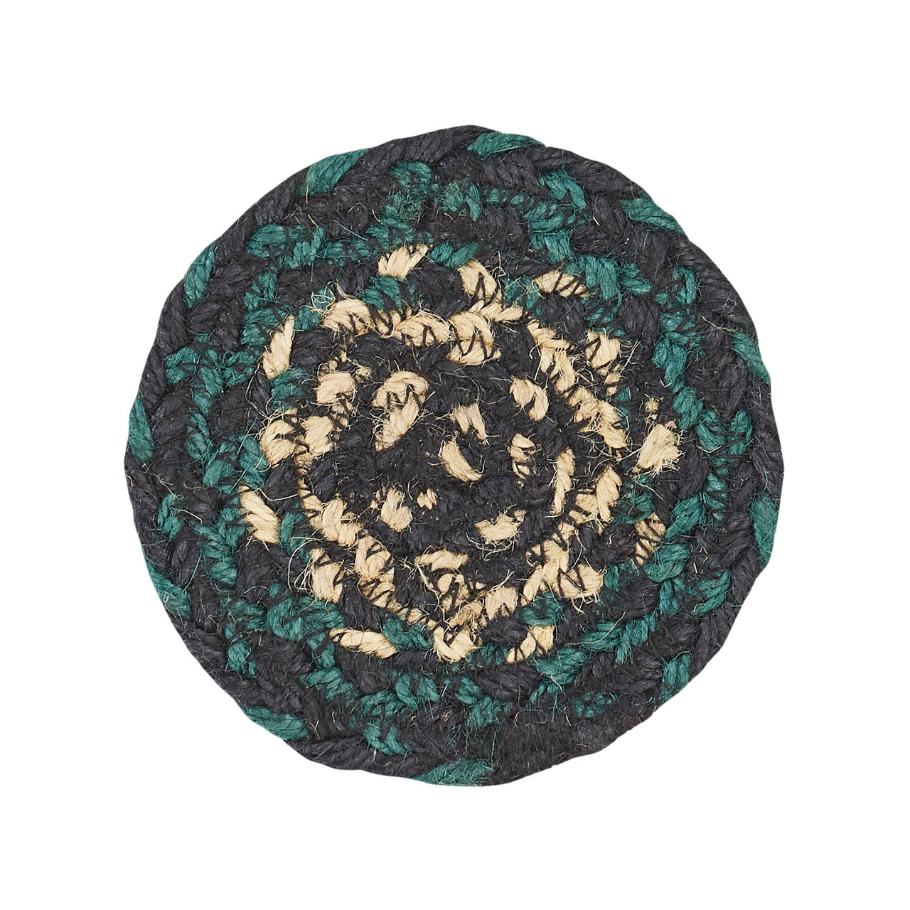 Pine Grove Jute Braided Coaster Set of 6 VHC Brands - The Fox Decor