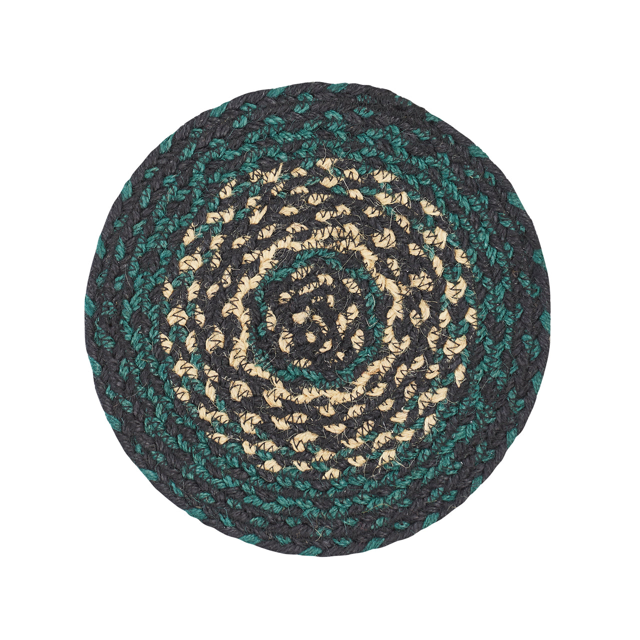 Pine Grove Jute Braided Trivet 8" VHC Brands - The Fox Decor