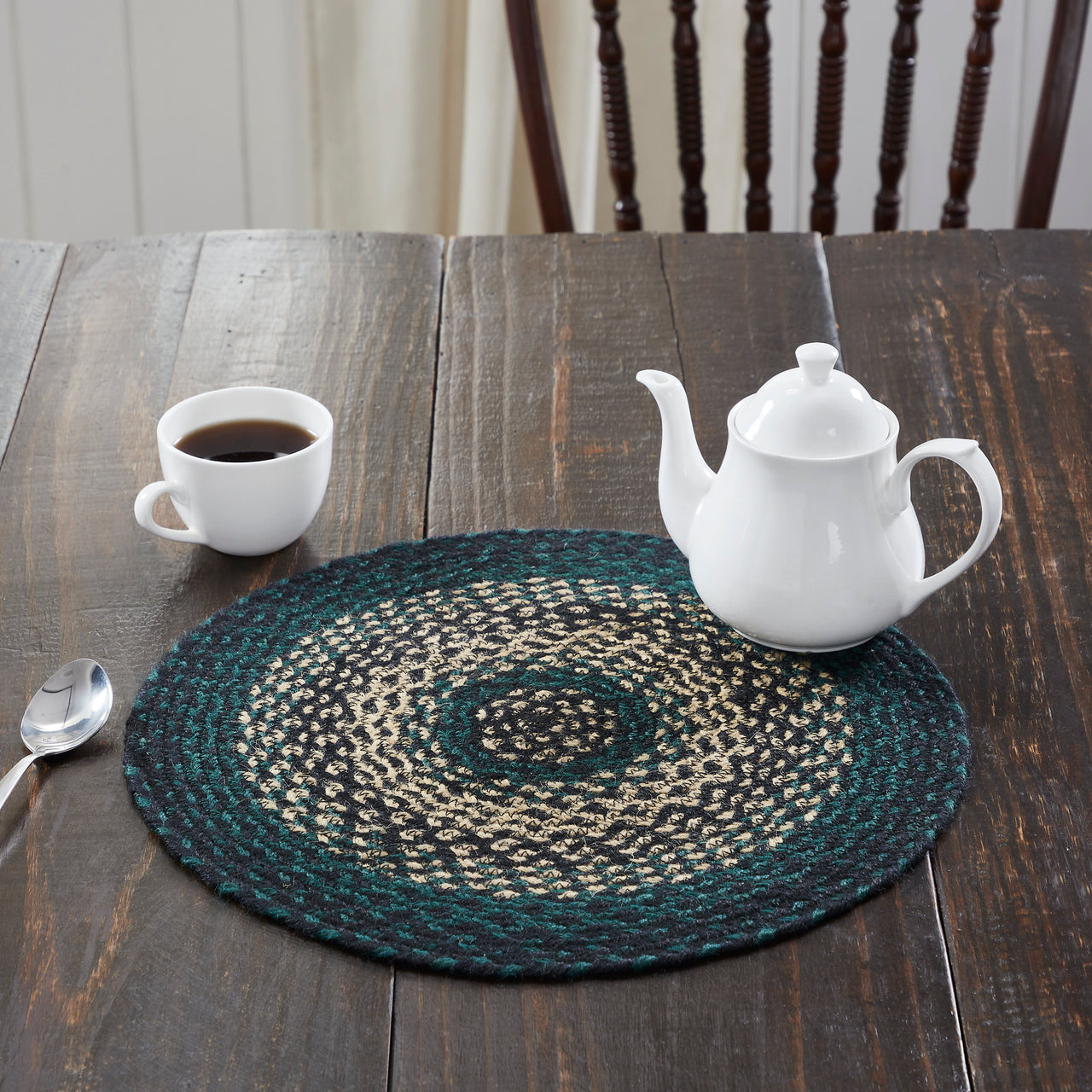 Pine Grove Jute Braided Trivet 15" VHC Brands