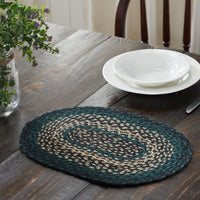 Thumbnail for Pine Grove Jute Braided Oval Placemat 10