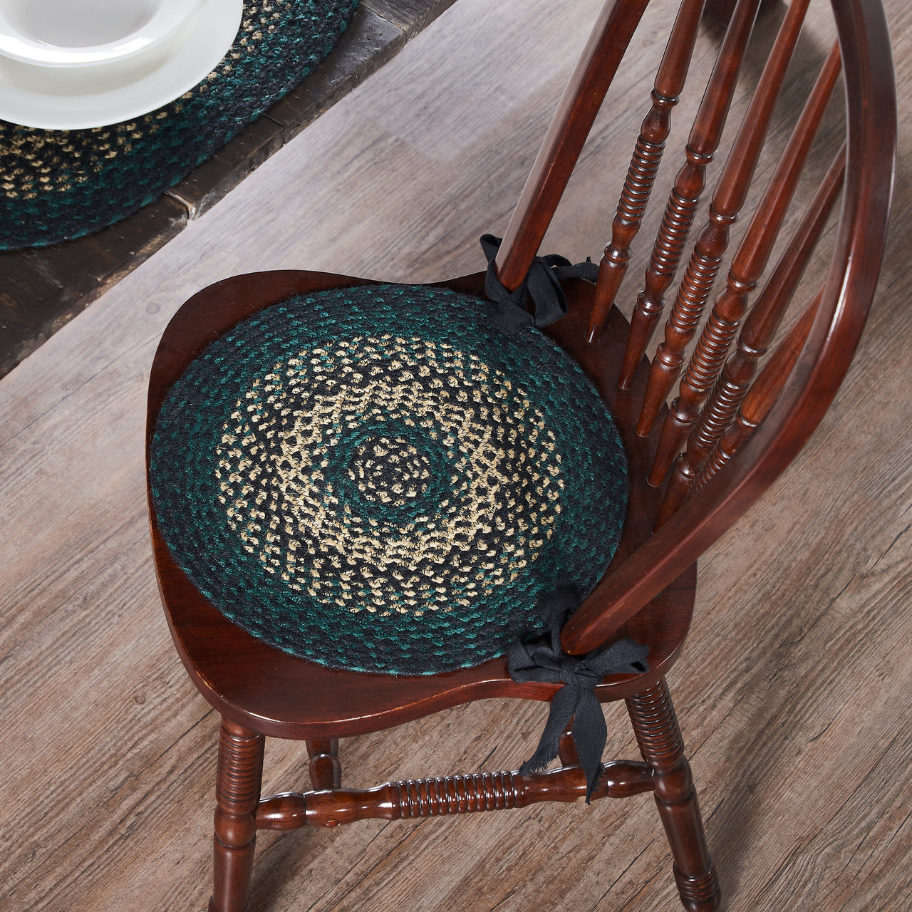 Pine Grove Jute Braided Chair Pad 15" VHC Brands - The Fox Decor